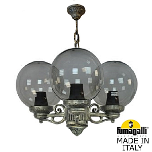 Уличный подвесной светильник Fumagalli Globe 250 G25.120.S30.BZF1R