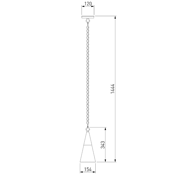 Уличный подвесной светильник Elektrostandard Vesto 4690389204449 35171/H a066199