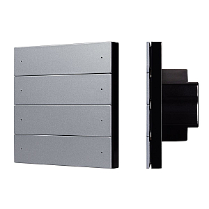 Кнопочная панель Arlight SMART DALI-301-22-8K-D2-IN Grey (BUS, Frameless) (IARL, IP20 Пластик) 059053