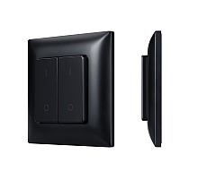 Накладная кнопочная панель 2.4 ГГц Arlight SMART-RF-801-22-2G-DIM-SUF Black (3V, 2.4G) (IARL, IP20 Пластик) 050446