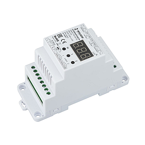Релейный модуль Arlight SMART-702-82-2G-DRO-PS (230V, 2x8A, 2.4G) DIN-рейка (IARL, IP20 Пластик) 062077