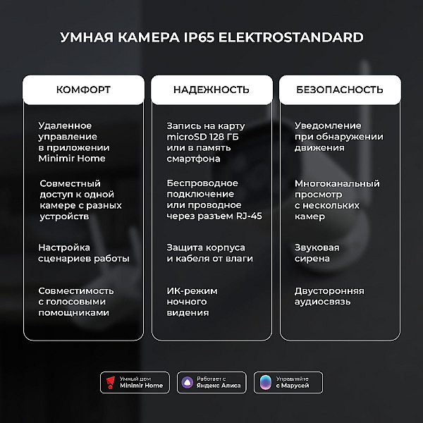 Умная видеокамера Elektrostandard WF 76500/01 4690389211850 a069150