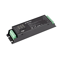 Декодер Arlight SMART-DMX512-305-63-RDM-SUF Black (12-48V, 5x4A, Terminal) (IARL, IP20 Металл, 5 лет) 036244