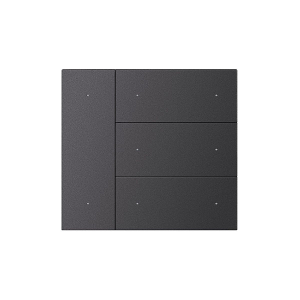 Накладка панели Arlight KNX-23-4G-SUF Dark Grey (Backlight) 051087