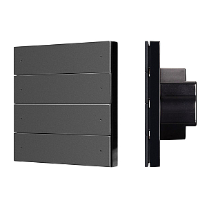 Кнопочная панель Arlight SMART DALI-301-22-8K-D2-IN Black (BUS, Frameless) (IARL, IP20 Пластик) 060974