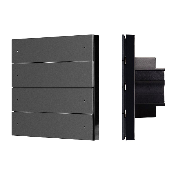Кнопочная панель Arlight SMART DALI-301-22-8K-D2-IN Black (BUS, Frameless) (IARL, IP20 Пластик) 060974