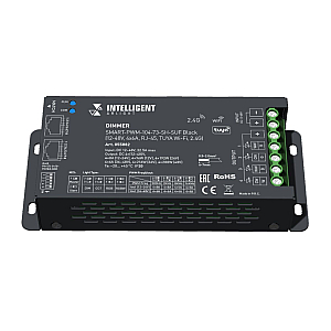 Диммер Arlight SMART-PWM-104-73-SH-SUF Black (12-48V, 4x6A, RJ-45, TUYA Wi-Fi, 2.4G) (IARL, IP20 Металл) 055882