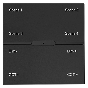 Беспроводная смарт панель-выключатель iLedex Vision SP 48V-4-BK