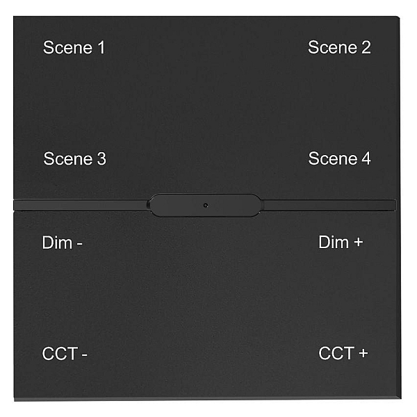 Беспроводная смарт панель-выключатель ДУ iLedex Technical Vision SP 48V-4-BK