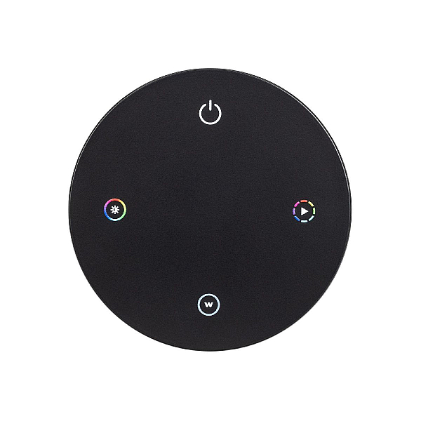 Пульт Arlight SMART-801-22-1G-RGBW Black (3V, Magnet, 2.4G) 046479