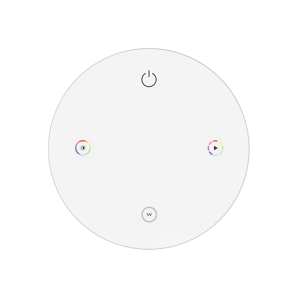 Пульт Arlight SMART-801-22-1G-RGBW White (3V, Magnet, 2.4G) 046480