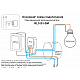 Wi-Fi реле-выключатель одноканальное Denkirs 1x2300Вт/250Вт для LED RL1001-SM/1
