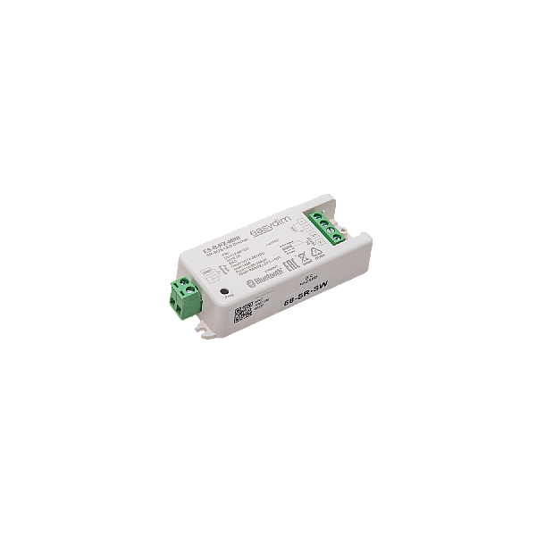 Приемник-контроллер одноканальный SWG ES-B-RX-MINI 12-36В RF+Bluetooth 00-00008775