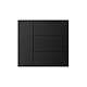 Накладка панели Arlight KNX-23-4G-SUF Black (Backlightless) 052878