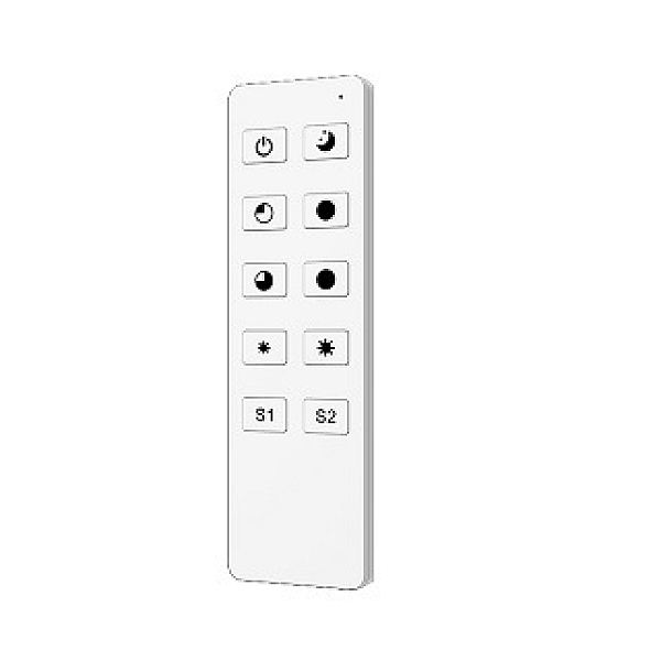 Пульт Arlight Intelligent SMART-801-22-1G-2SC-DIM White (3V, 2.4G) 045930