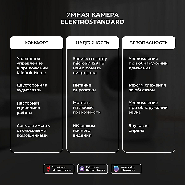 Умная видеокамера Elektrostandard WF 76500/00 4690389211843 a069149