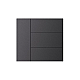 Накладка панели Arlight KNX-23-4G-SUF Dark Grey (Backlightless) 052879
