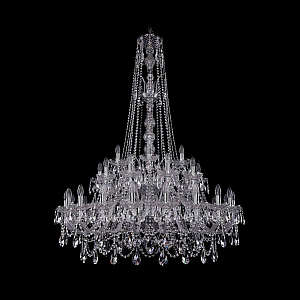 Подвесная люстра Bohemia Ivele Crystal 1411/20+10+5/400/XL-155/2d Ni