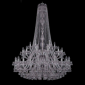 Подвесная люстра Bohemia Ivele Crystal 1409/24+12+6/460/h-174/2d Ni