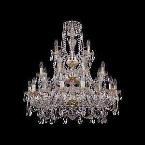 Подвесная люстра Bohemia Ivele Crystal 1411/16+8+4/300/3d G