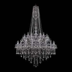 Подвесная люстра Bohemia Ivele Crystal 1415/20+10+5/400/h-185/2d Ni