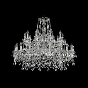 Подвесная люстра Bohemia Ivele Crystal 1411/20+10/360/2d Ni