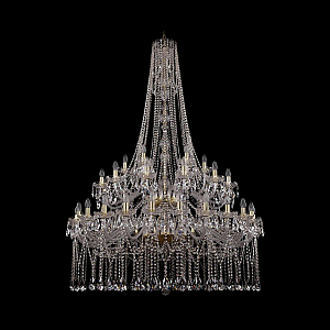 Подвесная люстра Bohemia Ivele Crystal 1413/24+12+6/460/h-185/2d Ni