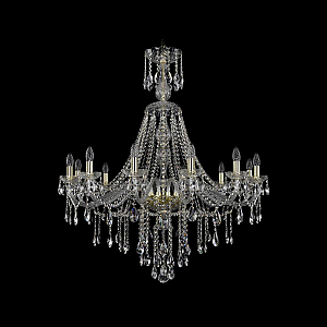 Подвесная люстра Bohemia Ivele Crystal 1415/12/360/XL-113 G