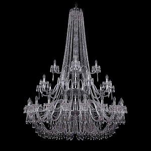 Подвесная люстра Bohemia Ivele Crystal 1403/20+10+5/530/h-203/3d Ni