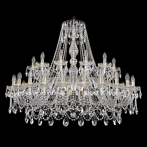 Подвесная люстра Bohemia Ivele Crystal 1411/24+12/460 G