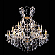 Подвесная люстра Crystal Lux Hollywood SP16+8+8 Gold