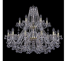 Подвесная люстра Bohemia Ivele Crystal 1409/12+6/360/2d G