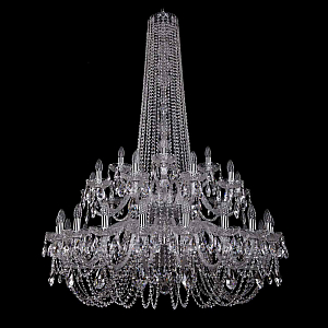 Подвесная люстра Bohemia Ivele Crystal 1402/20+10+5/400/h-160/2d Ni