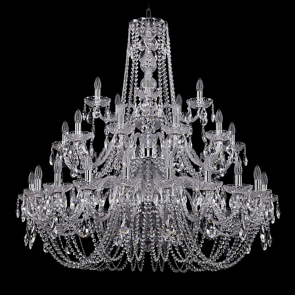 Подвесная люстра Bohemia Ivele 1402/20+10+5/400/3d Ni