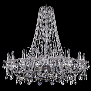 Подвесная люстра Bohemia Ivele Crystal 1411/18/400/h-113 Ni