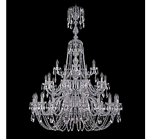 Подвесная люстра Bohemia Ivele Crystal 1402/20+10+5/400/XL-158/3d Ni