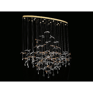 Потолочная люстра Newport Verona 8220/140 С oval gold polished М0070751
