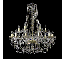 Подвесная люстра Bohemia Ivele Crystal 1409/12+6/300/h-95 G