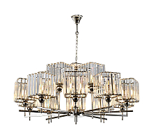 Подвесная люстра iLamp Staten Island P9514-10+5 Nickel