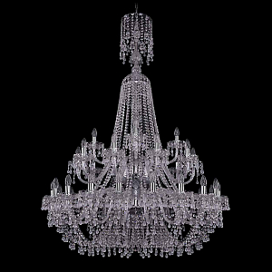 Подвесная люстра Bohemia Ivele Crystal 1410/20+10+5/400/XL-160/2d Ni V0300