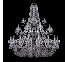 Подвесная люстра Bohemia Ivele Crystal 1409/20+10+5/530/3d Ni