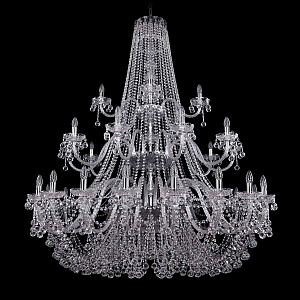 Подвесная люстра Bohemia Ivele Crystal 1409/20+10+5/530/3d Ni