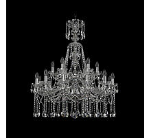 Подвесная люстра Bohemia Ivele Crystal 1413/12+6/300/XL-96/2d Ni