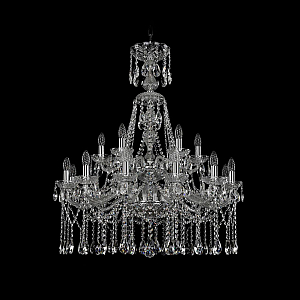 Подвесная люстра Bohemia Ivele Crystal 1413/12+6/300/XL-96/2d Ni