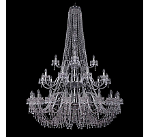Подвесная люстра Bohemia Ivele Crystal 1410/20+10+5/530/h-200/3d Ni V0300