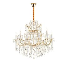 Подвесная люстра iLamp Diamond 6071-18 GD+CL