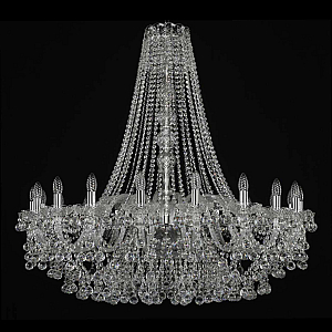 Подвесная люстра Bohemia Ivele Crystal 1409/20/400/h-113 Ni
