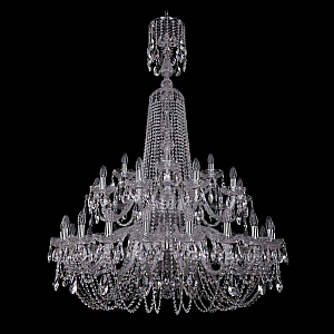 Подвесная люстра Bohemia Ivele Crystal 1402/20+10+5/400/XL-160/2d Ni