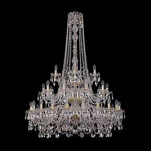 Подвесная люстра Bohemia Ivele Crystal 1411/20+10+5/400/h-158/3d G