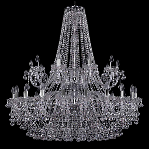 Подвесная люстра Bohemia Ivele Crystal 1409/20+10/400/2d Ni